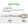 Veterinary Stainless Steel Animal Injection Needle for Pigs, Cattle, Sheep - Metal Syringe for Vaccinations