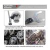 Set of 2 Water Pump Wrenches - Car Timing Belt Tensioner Adjusting Tool - Removal Tool - Timing Pulley Adjustment Wrench