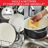 Cocotte Faitout - TEFAL - Tefal Air Cocotte - 24 Cm - 4,7 L - Revêtement Céramique