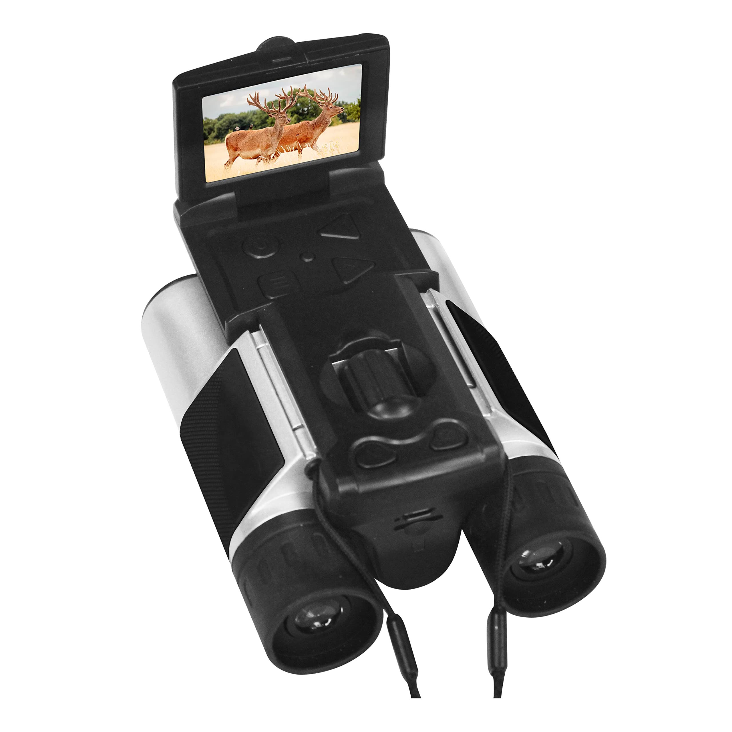 

SaiEL Recording Binoculars with Monitor, 2.5K Resolution, 10X Magnification, 8X Digital Zoom, Rechargeable Digital Camera Binoculars for Travel,