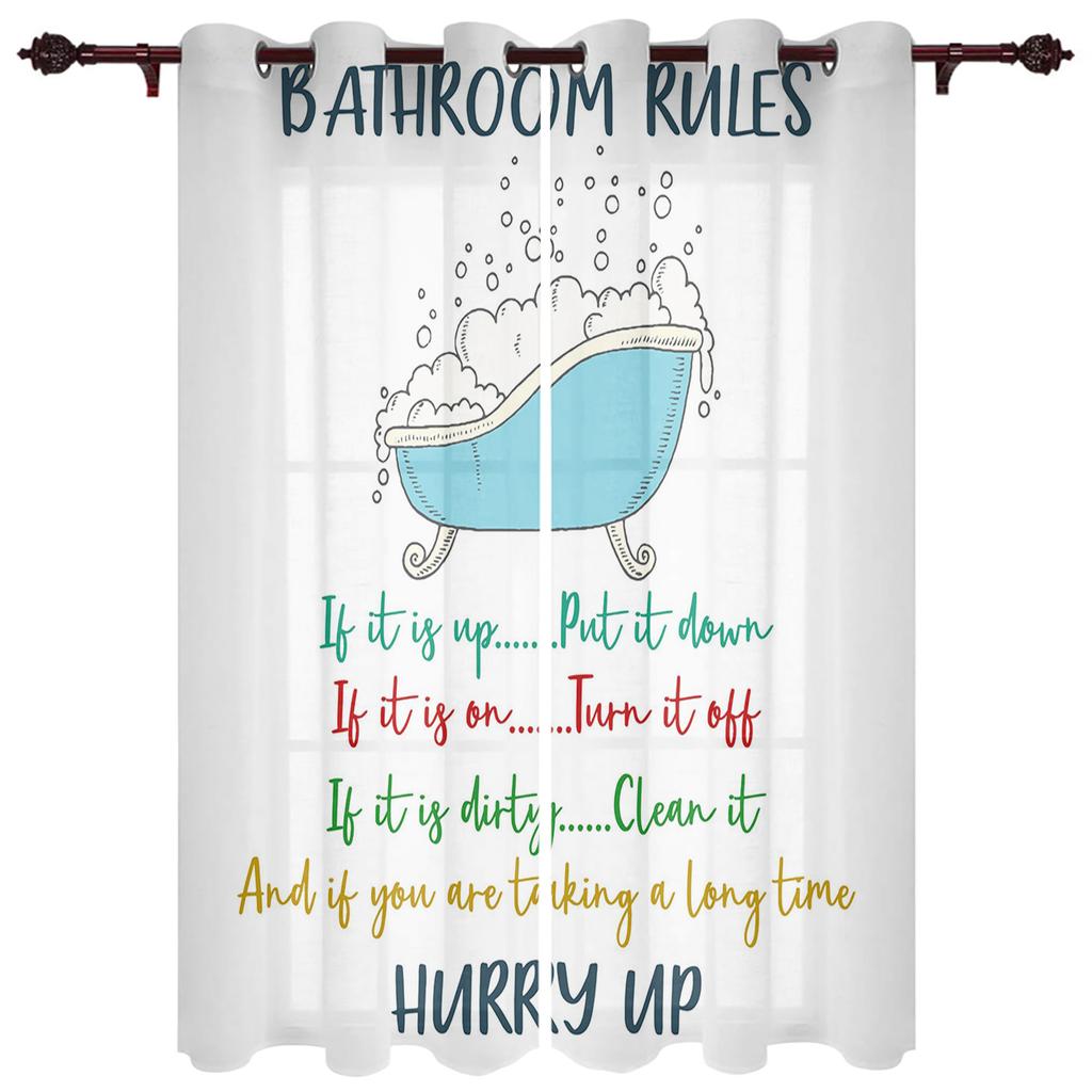 Text Stripes Window Curtains Home Decor Living Room Curtains Kitchen Drapes Panel Curtains for Bedroom