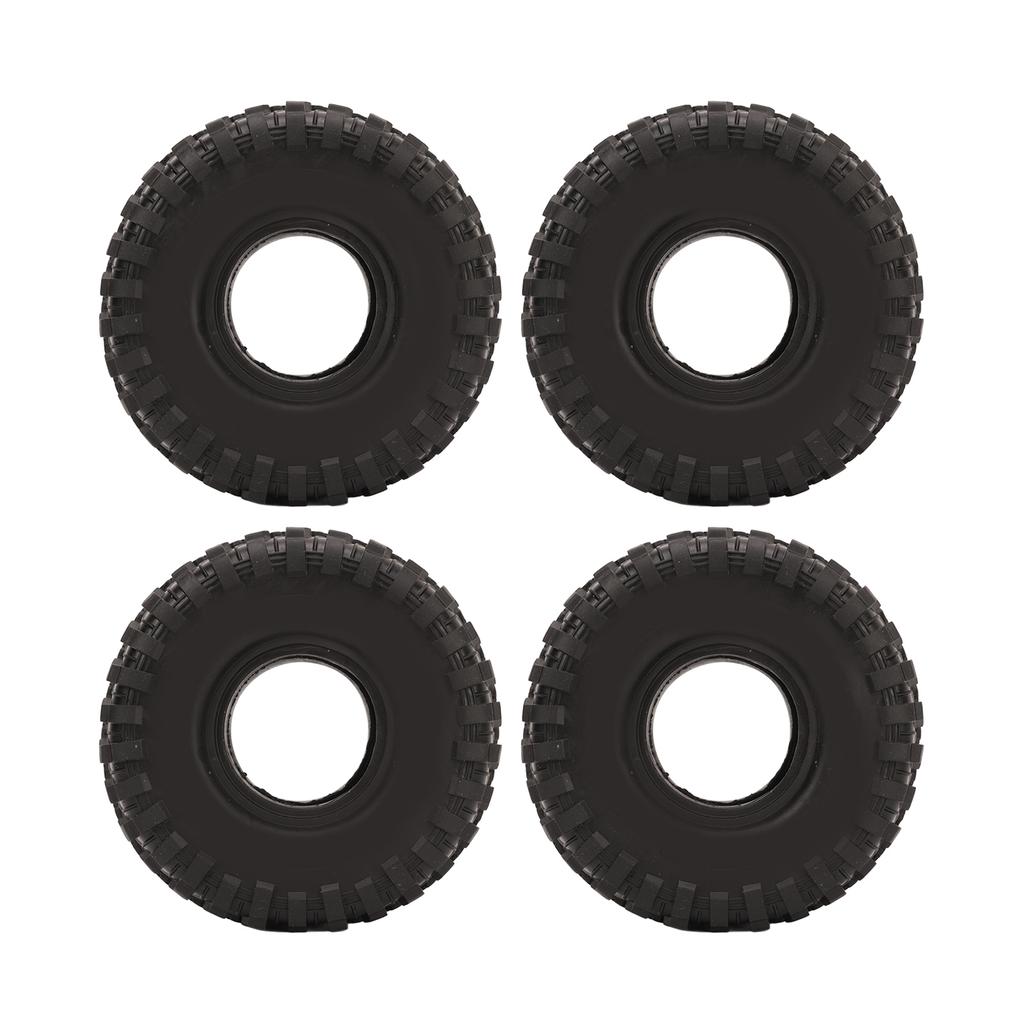 1.9in RC Car Tire Uneven Texture Surface Stable Grip Rubber Wheel Fit for 110 Remote Control