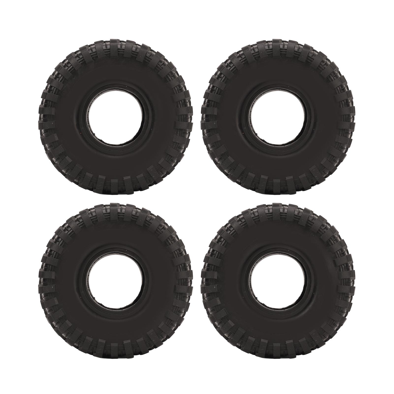 

1.9in RC Car Tire Uneven Texture Surface Stable Grip Rubber Wheel Fit for 110 Remote Control