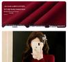 Red Slim-Fit Hip-Hugging Skirt for Women - Perfect for Layering Under Coats in Autumn and Winter