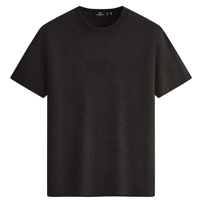 Seven Wolves Men's Cool Printed Short Sleeve Round Neck T-shirt