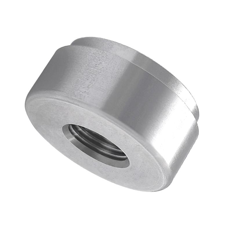 Aluminum Female Weld On Fitting Bung Hose Adapter 1/16NPT Thread for Durable Seal