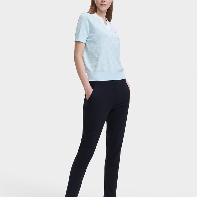 New FILA Polo Shirts Women's Sky Lake Green F11W328405FLG