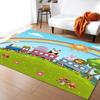 Jungle Cartoon Animal Carpet Giraffe Lion Carpet Living Room Decoration Large Rug Bedroom Child Crawling Mat Bathroom Bath Mat