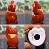 Waza no Kura Stylish Lucky Charm Kutani Ware with left vermilion background with gold Perfect for grand 60th 70th 77th birthday feng and interior