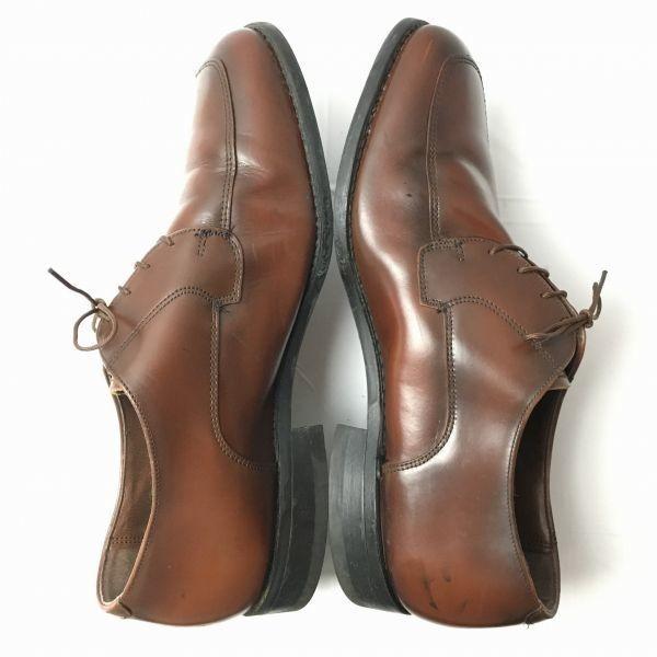 CLOUD CLUB Handgjorda USA Vintage U-tå Affärsskor Mörkbruna Ca. Storlek 27.028.0 Herr(BEGAGNAD)