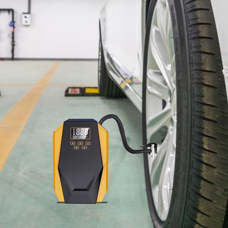 

Air Compressor Digital Display Auto Shut Off Tire Inflation Pump For Bike For Vehicles Trailer Truck Sedan Pickup Motorcycle CN