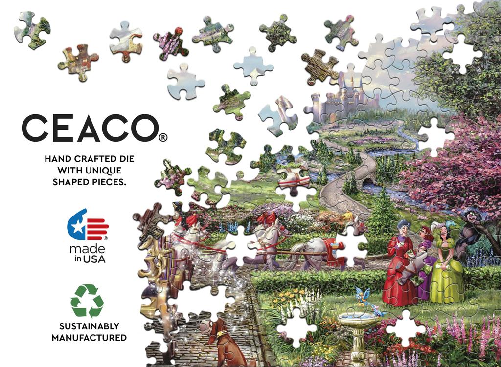 Ceaco - Thomas Kinkade - Disney - Cinderella - Happily Ever After - 1000 Piece Jigsaw Puzzle