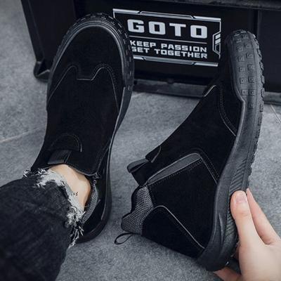 Herresko i skinn Flate Nyhet Slip-on Vanlig Designer Lav Pris Herre Fritidssko Frakt Gratis Kampanje 2024 Trend Retro Pu