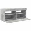 Moderne, Minimalistische TV-Schränke Mit LED-Lichtern, Wohnzimmer- Und Schlafzimmer-TV-Schränke, Stauraum-Sideboards, 90x35x40 Cm