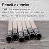 1-20pcs Adjustable Single Head Wooden Pencil Extender Sketch Art Bracket Extender School Office Painting Writing Tools For Gift