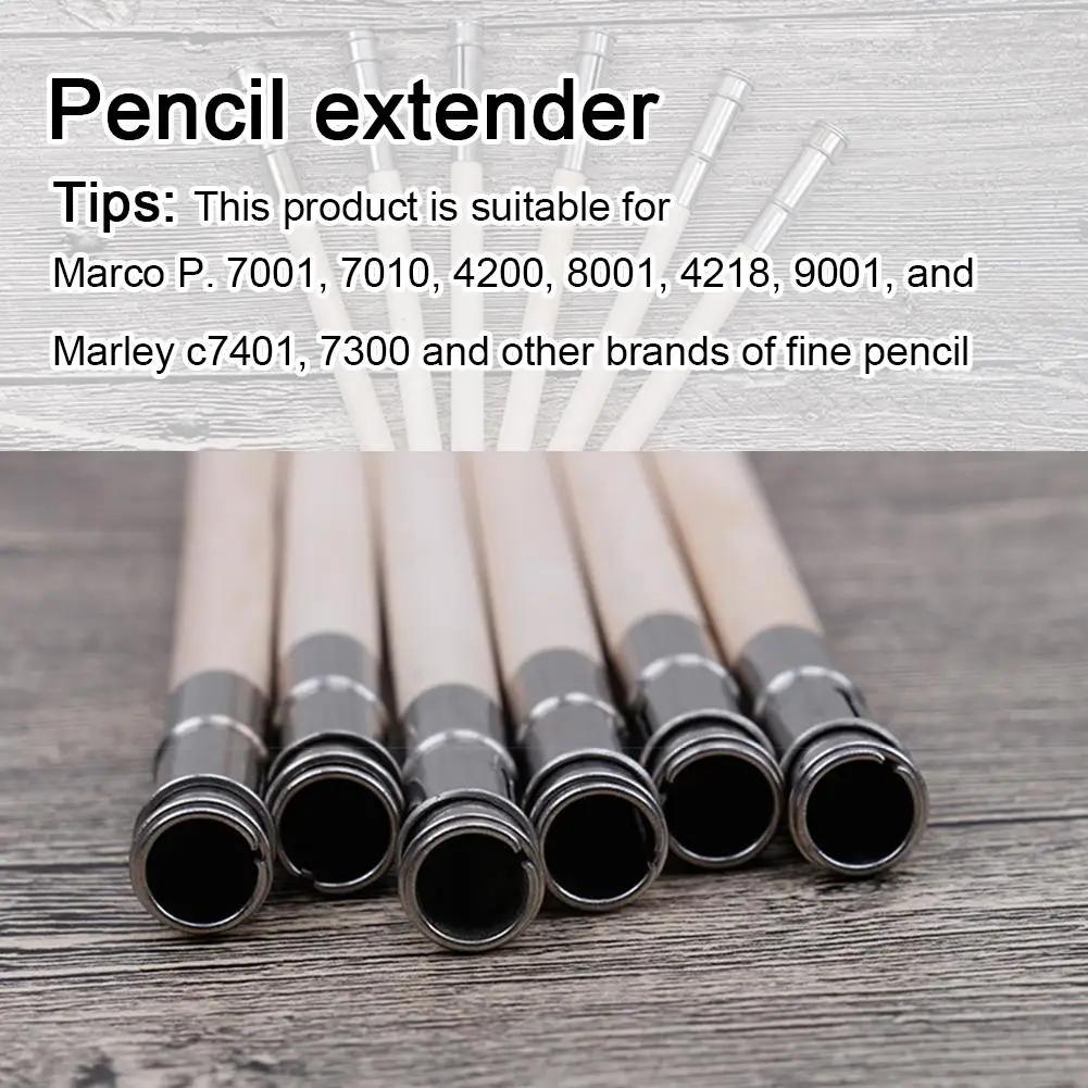 1-20pcs Adjustable Single Head Wooden Pencil Extender Sketch Art Bracket Extender School Office Painting Writing Tools For Gift