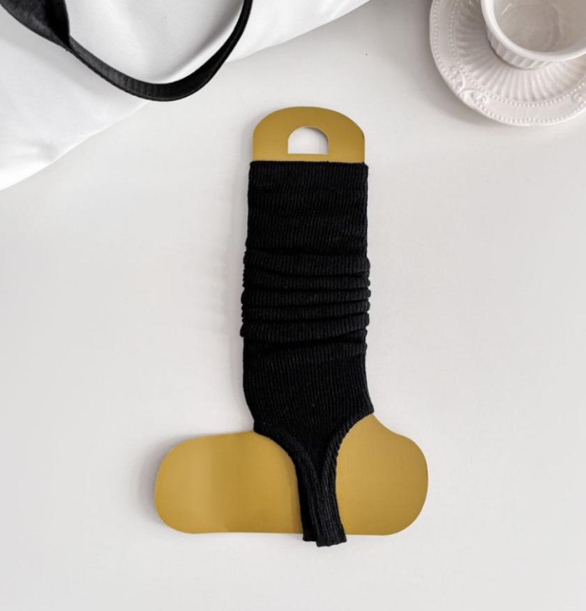 Ballet-Style Over-the-Knee Thin Summer Socks for Women - Solid Color, Calf-Slimming, Double-Needle Scrunch Design