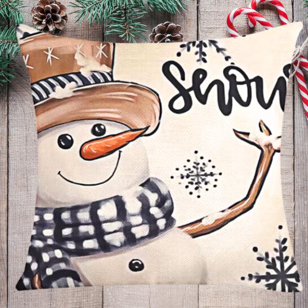 Christmas Pillowcase Set 4 Pcs Decorative 45X45 [Pillowcase4]