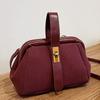 Autumn new small bag texture fashionable portable clip shell bag simple shoulder messenger women's bag