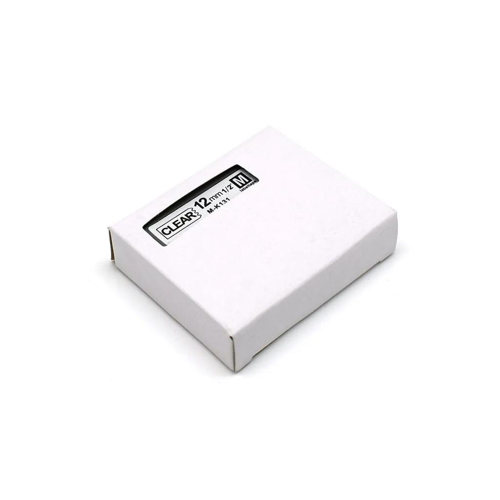 5Packs 12MM Black On Clear MK131 Ribbon Compatible Brother Label Tape MK 131 M-K131 M131 for Brother P Touch Printer PT-65 PT-70