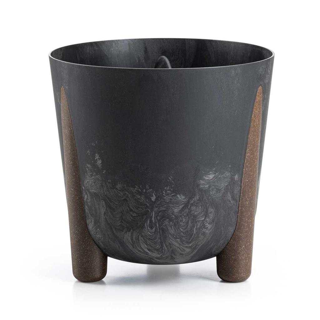 Donica Moss Recykling Czarny Beton