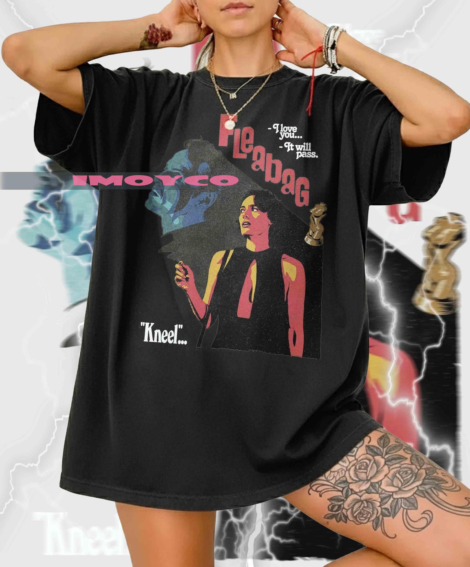 Retro Fleabag Shirt, Phoebe Waller-Bridge TShirt, Andrew Scott T-Shirts, Olivia Colman Tee, Fleabag Crewneck, Fleabag Merch, Fleabag Sweater 2XL