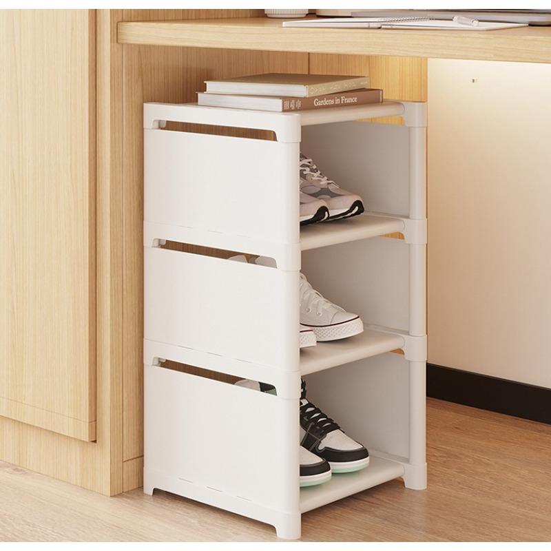 Multiple Layers Shoe Organizer Use At the Door Shoe Rack Organizer Nonwovenfabric Rack Stackable Shelf Adjustable Saving Space