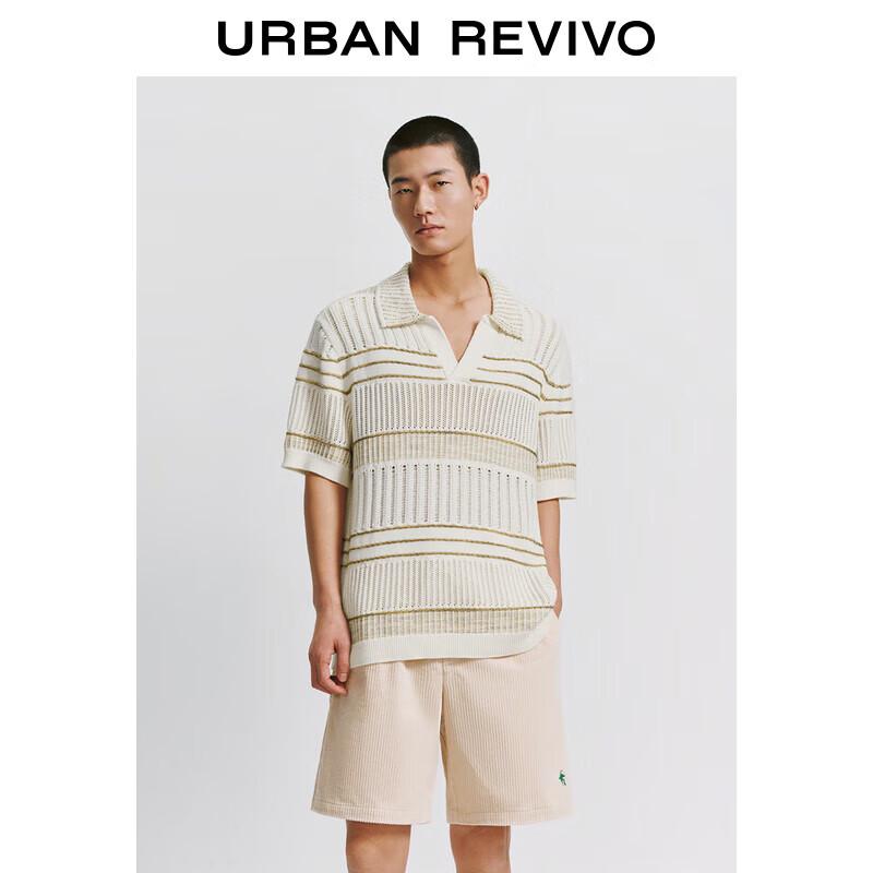 

Мужской трикотажный кардиган UR с V-образным вырезом и короткими рукавами L