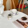 Cotton White Table Cloths Luxury Lace Tablecloth For Wedding Round Table Decor Hotel Coffee Shop Background Cloth Table Cover