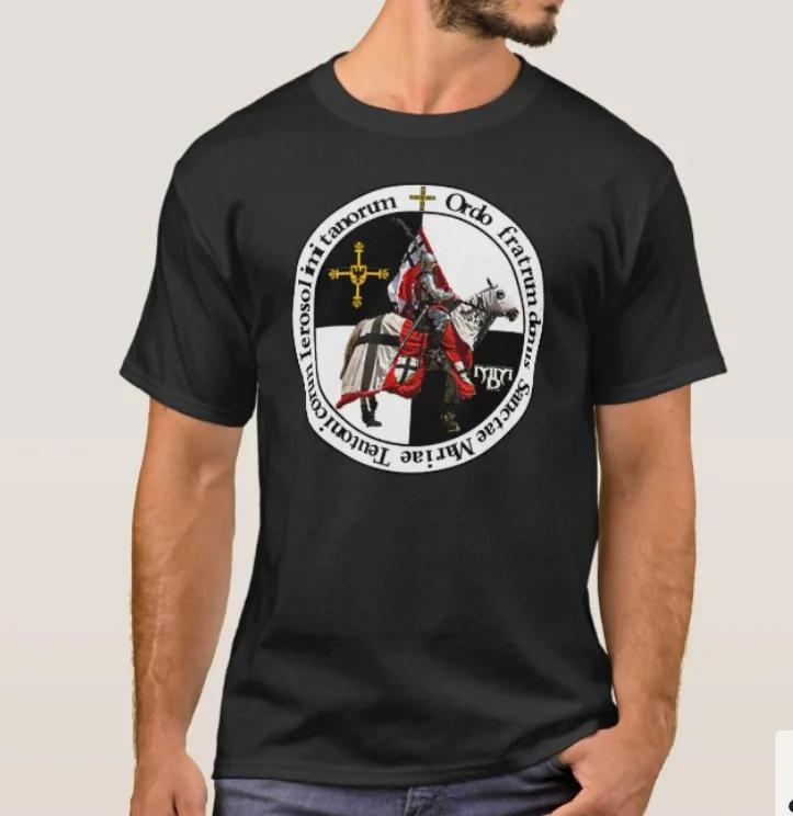 Bursting Knight with The Insignia Teutonicus Order TShirt Summer Cotton Short Sleeve ONeck Unisexs T Shirt New S3XL