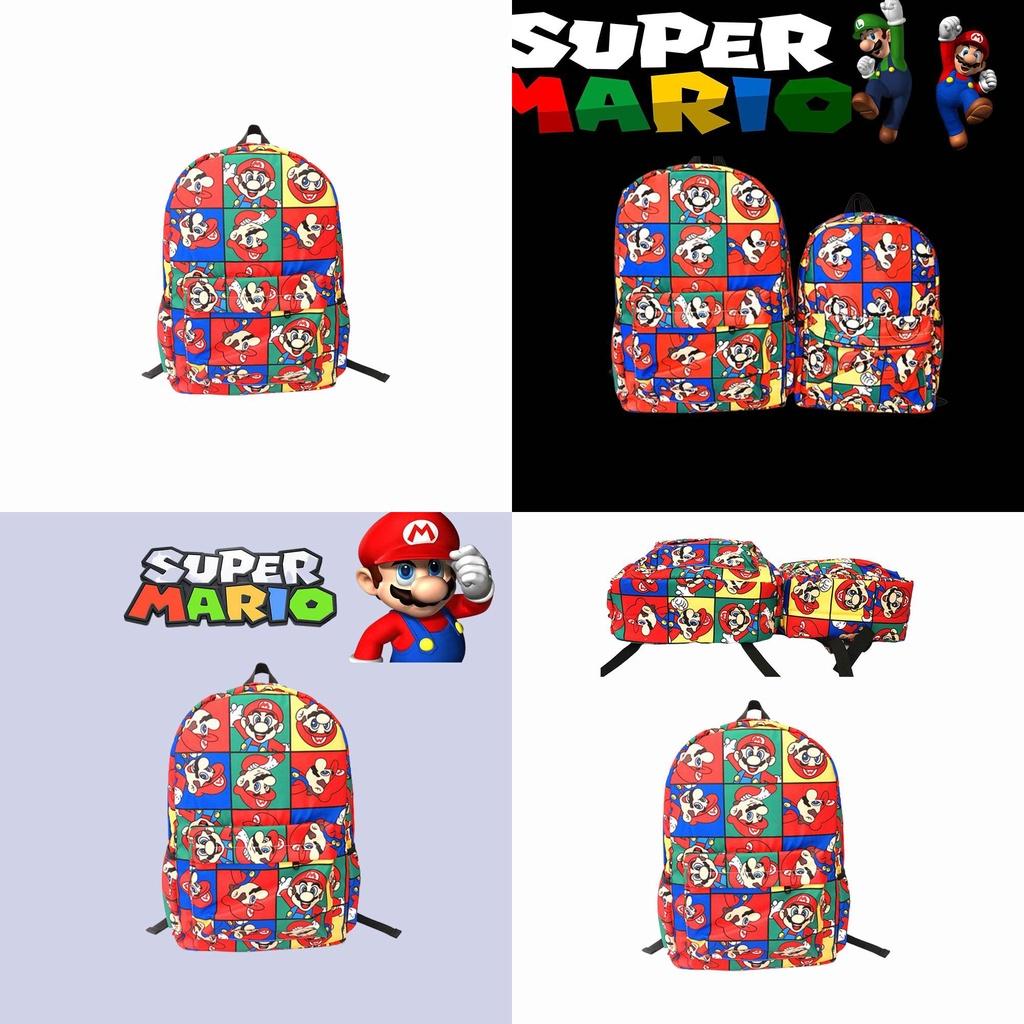 Super Mario Bros Rucksack Kinder Schultasche Weihnachtsgeschenk Verstellbare Träger!