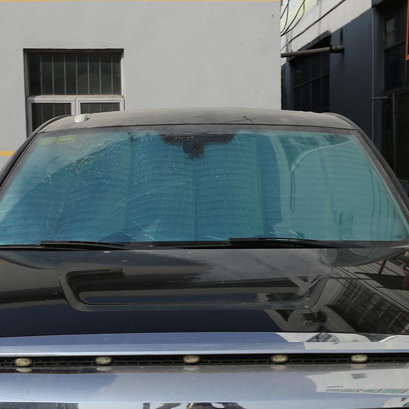 Pentru Toyota Tundra 2007- folie de aluminiu argintiu parbriz fata masina cortina termica umbrire protectie solara masina