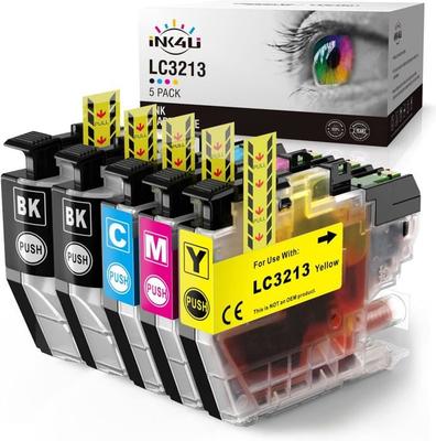 Cartuchos de tinta - INK4U - LC3213 LC3211 - Compatible Brother - 400 Páginas - Multicolor