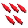 5 Pieces Sheathed Clips Vehicle Charging Battery Electrical Test Adapter Converter Replacement Spare Parts Accessories