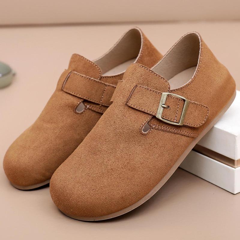 Women's Shoes Retro One Foot Stirrup Full Package Comfortable Lightweight Not Tired Feet Soft Bottom Hundred Thick Bottom Casual Shoes