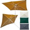Outdoor Rectangular Parasol Cloth Garden Patio Sunshade Rainproof Sun Umbrella Replacement Cloth Heavy Duty Replacement Canopy