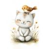 Boho Style Cartoon Animal Illustrations Posters Prints Canvas Painting Wall Art Picture Living Room Home Baby Room Nursery Decor