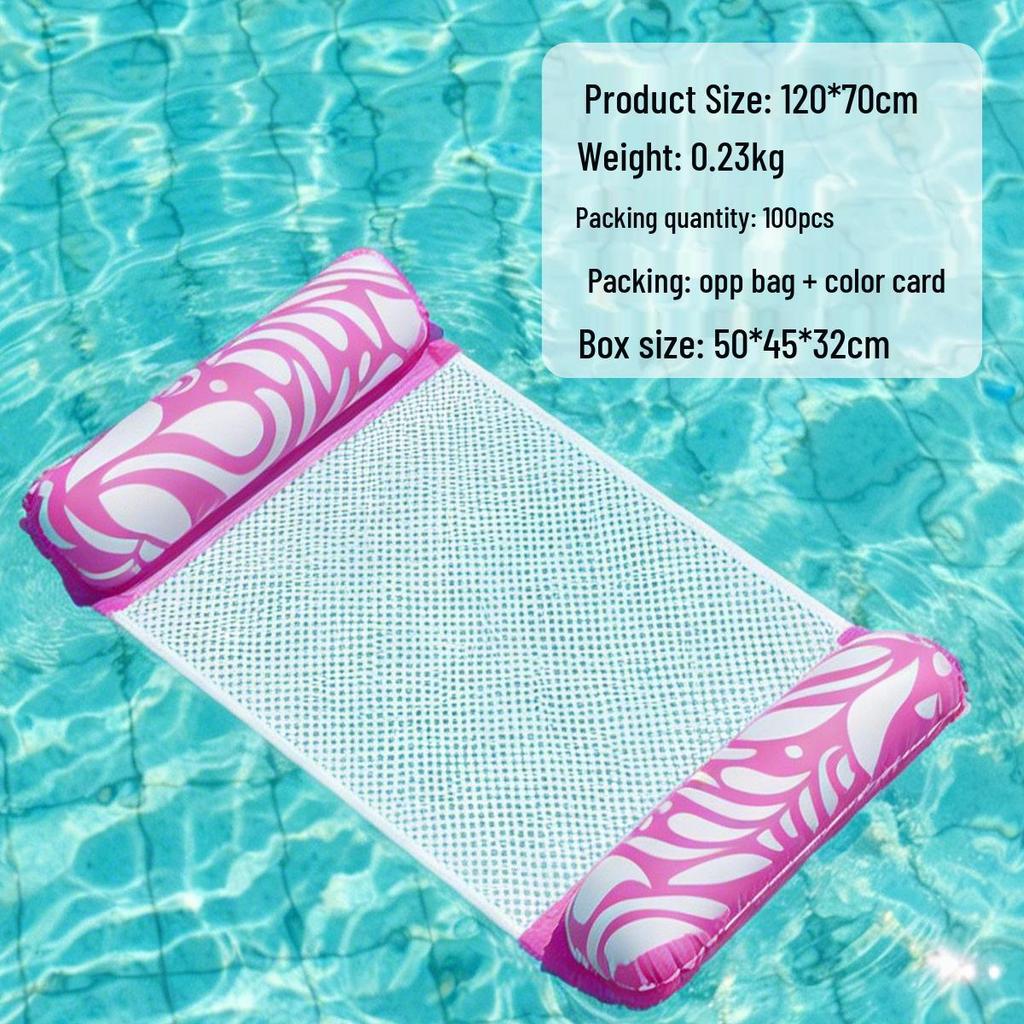 Z 4-Tube Inflatable Raft: Foldable Outdoor Lounge Chair & Water Hammock