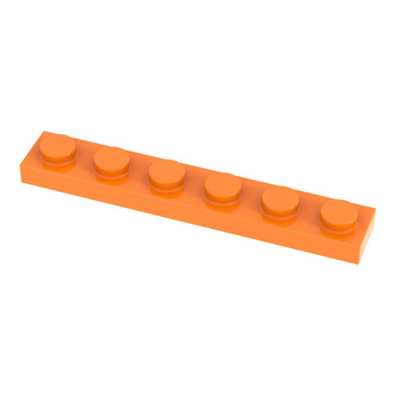[Funbrick] 50&100&200PCS Plate 1x6 3666 Compatible with Famous Brand Building Block Classic Building Blcok Toys MOC DIY