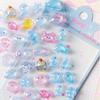 3D Puffy Cartoon Sticker Sheet Ocean Animal Bread Fruit Kawaii Stickers For Phone Case Laptop Journal Scrapbook Diy Decoration