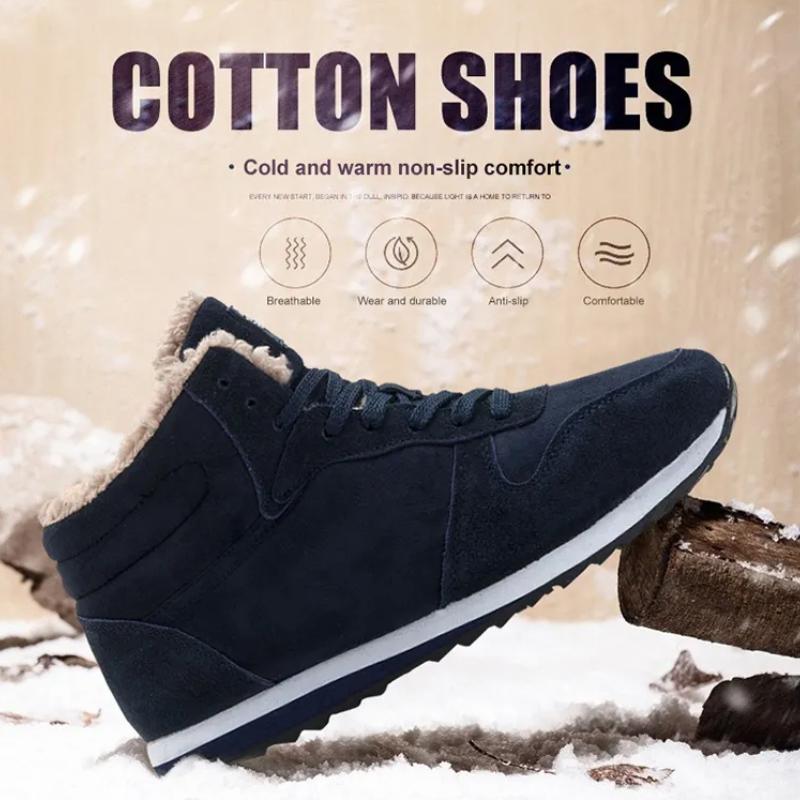 Snow Boots Men Casual Men's Boots Male Winter Shoes for Men Outdoor Men Shoe Hiking Shoes Man Military Men's Work Shoes Footwear