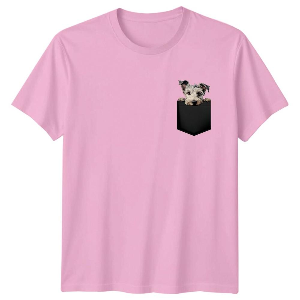 Dog In Pocket Terrier Dogs Animals Unisexs TShirt Unisexs Tee Graphic Unisex Shirt