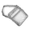 Clear Shoulder Bag Fashion Lightweight Large Capacity PVC Transparent Shoulder Bag for Travel