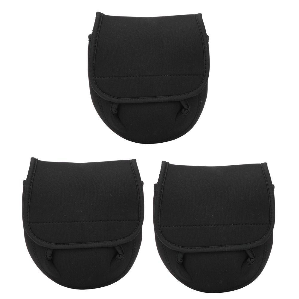 3PCS Lightweight Fishing Spinning Reel Covers Bag Thickening Spinning Reel Cover  Trolling Fishing 3PCS