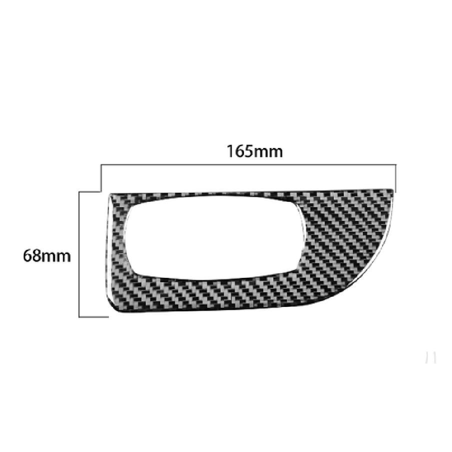 Carbon Fiber Interior Headlight Control Cover Trim For BMW 6Series M6 2004-2010