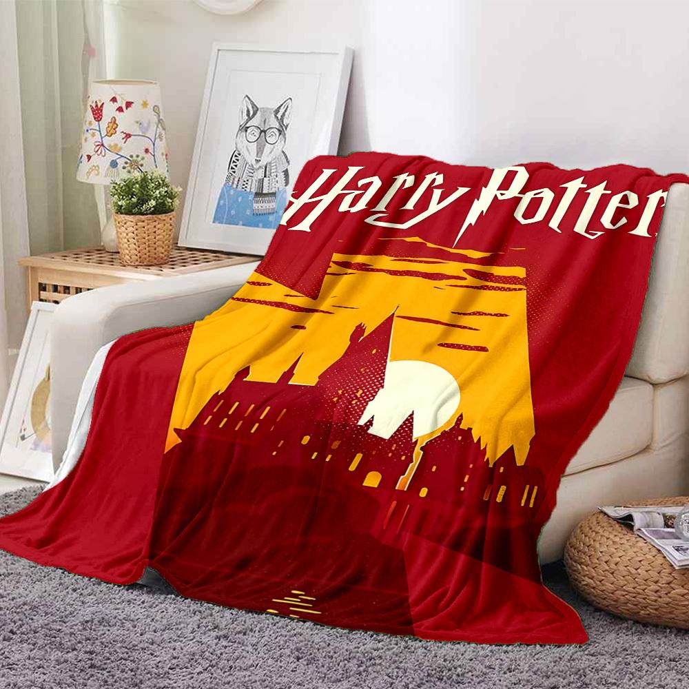 1pc Harry Potter Soft Skin-Friendly Flannel Blanket with Digital Printing, Various Sizes Available for Family, Friends, Birthday