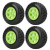 4PCS 1 10 Short Truck Road Flat Running Tire Road Wheels RC Wheel Set for for HOBAO 10SC Slash