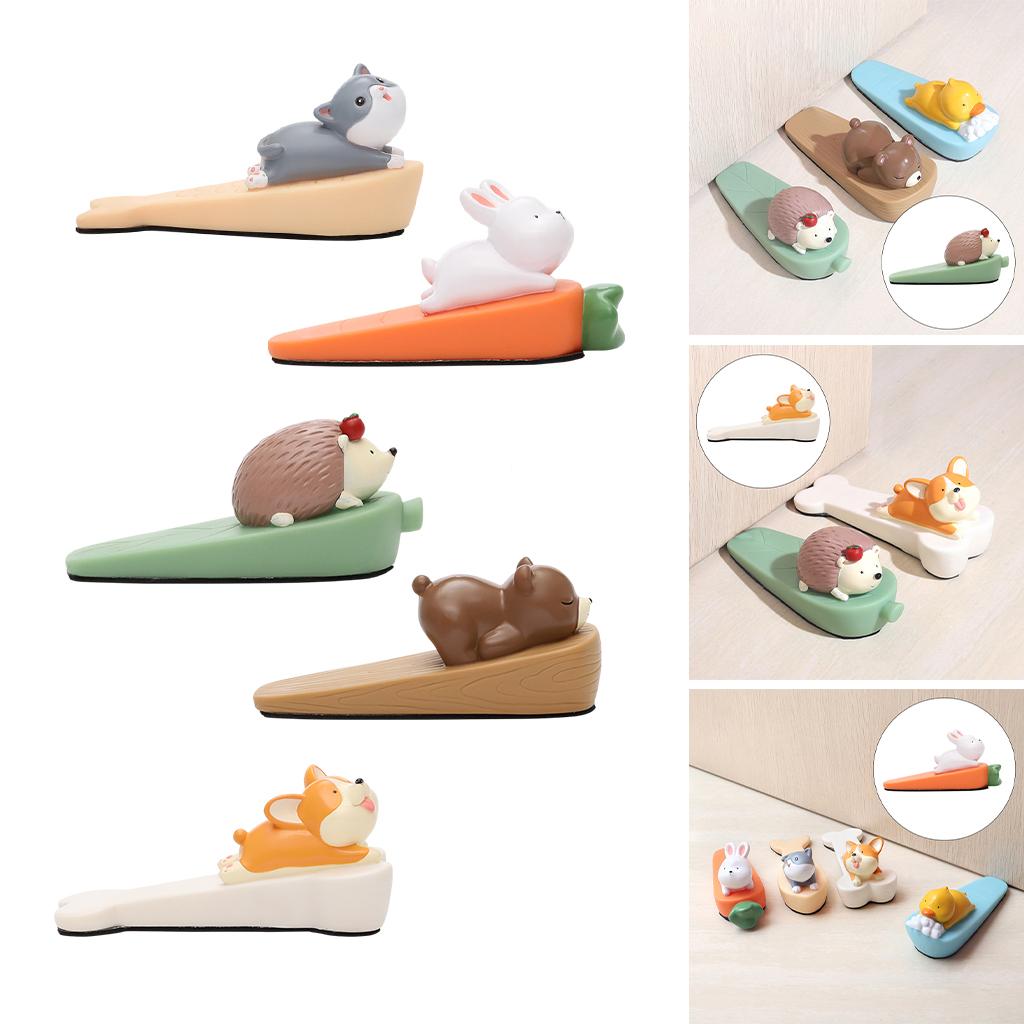 Cartoon Door Stopper Safety Edge Bumpers Heavy Duty PVC for Baby Family Door