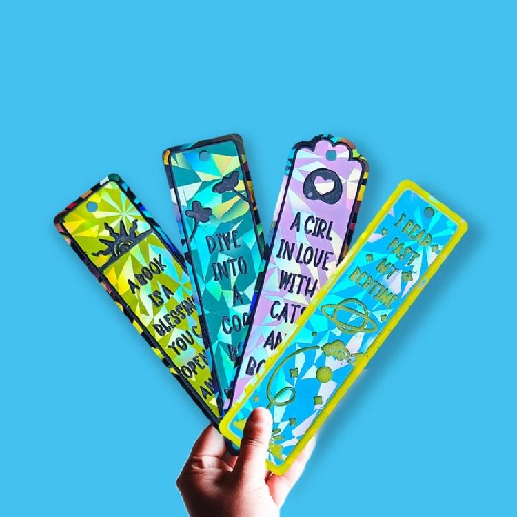 Diy Holographic Bookmark Resin Mold Bookmark Silicone Mold Diy Craft Mold