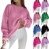 Women's Casual Long Sleeve Wool Hollow Out Sweaters For Women 2025 Trendy Lightweight Crochet Pullover Tops